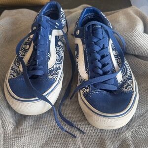 Vans Blue and White Sneakers